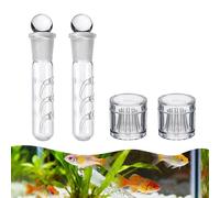 4 Pièces Piège à ver pour Aquarium, 2 Prises 3 Trous,2 Prises 8 Trous