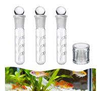 4 Pièces Piège à ver pour Aquarium, 3 Prises 3 Trous,1 Prises 8 Trous