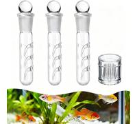 4 Pièces Piège à ver pour Aquarium, 3 Prises 3 Trous,1 Prises 8 Trous | Entrée à Sens Unique,pour un Accès Facile,en Acrylique et Cristal, Résistant à la Corrosion,adaptés aux Aquariums