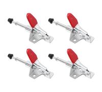 4 Pièces Pince à Bascule en Fer 301a à Serrage Rapide pour Atelier | Clip Rapide, Action Linéaire, Maintien Sûr des Tôles et Panneaux, Usage Bois ou Métal