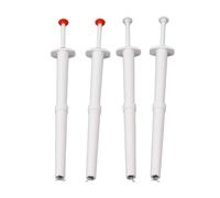 4 Pièces Pince à Cornichon, Pince à Cornichon En Acier Inoxydable Et En Plastique Outil De Saisie De Poivre D'olive De Luxe Fourchette De Pot De Cornichon Pour la Nourriture De Cuisine