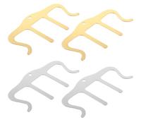 4 Pièces Pince à Notes de Musique en Alliage, Maintien des Pages | Support pour Lecture et Discours, Prise Facile, Garde les Feuilles Bien à Plat, Usage Quotidien Couleur Aléatoire