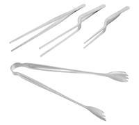 4 Pièces Pince à Semis, Fine et Longue, 16,5 CM | Placement Précis, Poignée Légère, pour Semis et Microgreens, Culture Hydroponique, Bocaux de Culture In Vitro