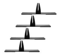 4 Pièces Pince de Fixation pour Panneau de Bureau en Aluminium Réglable | Deux Vis de Verrouillage, Mâchoire Élargie, Adaptée aux Écrans Anti-éternuements et Protections Acryliques de Comptoir