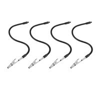 4 Pièces Pince de Maintien de Soudure Noire en Acier Inoxydable | Troisième Main pour Atelier, pour Composants Électroniques, Fils et Câbles, Bricolage, Peinture, Assemblage