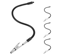 4 Pièces Pince de Soudure à Bras Flexible, Aide Troisième Main | Acier Inoxydable et Plastique Noir, Maintien Stable, pour Bijoux, Fils et Câbles, Atelier et Assemblage
