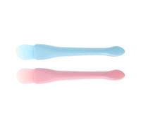 4 Pièces Pinceau Masque Visage en Silicone Double Embout | Forme Queue de Poisson, Outil Réutilisable pour Prélèvement, Application Masque et Fond de Teint