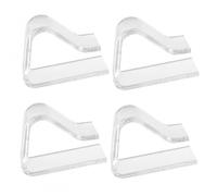 4 Pièces Pinces à Nappe de Table Transparente, Pince à Nappe Plastique Coupe-Vent, Porte-Nappe Pinces à Couverture de Table, Clips de Nappe Table Anti-Glissant, pour pique-nique,barbecue,mariage,fête