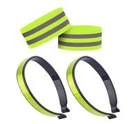 4 Pièces Pinces À Vélo Réfléchissantes, Serre Pantalon Velo | Universel Abs Sangle Cheville Reflechissante Velo, Clip De Pantalon Réfléchissant Pour Vélo Unisexe