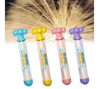 4 Pièces Pistole à Eau pour Feux d'Artifice, Pistolet Romantique à Eau, Jouet Romantique Style Feux d'Artifice, Pistolet à Eau pour Jeux d'Eau pour Enfants en Plein Air, Piscine, Plage (B)