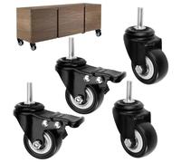 4 Pièces pivotantes pour Meubles, M8 x 25mm Chaise Bureau