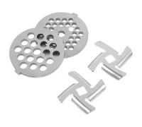 4 Pièces Plaque de Coupe Hachoir Viande, Grille | Accessoire Pratique, Restauration des Performances, Simple Nettoyage, Usage la Cuisine Maison et Atelier Boucher