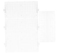 4 Pièces Plaque de Séparation pour Aquarium avec Ventouses Grille de Division pour Réservoirs de Transparent Découpable pour Mixte