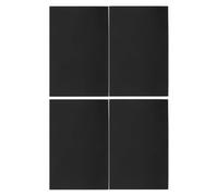 4 Pièces Plaques D'aluminium Noires pour Gravure Laser A4 | Feuilles Métalliques Vierges de 0,45mm, Usage Bureau et Bricolage Décoratif, Faciles à Installer