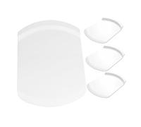 4 pièces plateau à gâteau spatule décor pizza gâteau transfert pelle portable pelle à gâteau pelles à gâteau spatule à gâteau pelle de cuisson outil de cuisine Gadgets de cuisine PP blanc Transport pe