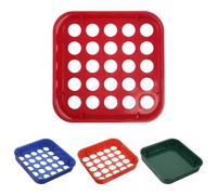 4 Pièces Plateau de Comptage de à Code Couleur, en Plastique | Séparateur pour Monnaie et Pièces, Tri Rapide à Maison, Usage Léger et Polyvalent, Robustesse