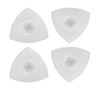 4 Pièces Plectre Liuqin en Nylon Blanc, Prise Confortable | Choix Simple de Liuqin, Accessoire Ruan, pour Scène et Éducation Musicale, Facile à Transporter