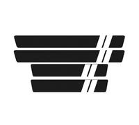 4 Pièces Plinthes Garniture pour BMW M2 2016-2022, Autocollants de Protection de Plaques Pédale de Seuils Fibre de Carbone,White-2