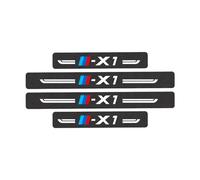 4 Pièces Plinthes pour B-MW X1, Protecteur de Bord Latéral de Porte en Fiber de Carbone Protecteur de Seuil de Porte de Voiture