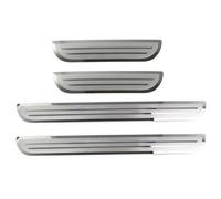 4 Pièces Plinthes Voiture Inoxydable Seuil Porte Anti-Dirty Plinthes Pédale Compatible avec pour KIA Rio 2015-2025 Anti-Rayures