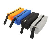 4 Pièces Pochette pour Outils à Fermeture Éclair, Ouverture Large | Construction Renforcée, Transport Pratique, Organisation Professionnelle des Clés, Pinces et Attaches, Protège