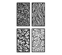 4 Pièces Pochoirs De Modèle Branches Dessin Évider Peinture Fleurs Pour Projet Artistique Évider Peinture Fleurs Branches Journal
