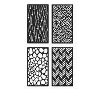 4 Pièces Pochoirs De Modèle Branches Dessin Évider Peinture Fleurs Pour Projet Artistique Évider Peinture Fleurs Branches Journal