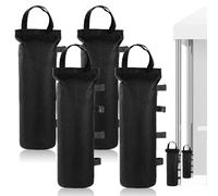 4 Pièces Poids Pavillon Sacs De Sable, Sacs de Sable Poids, Sac de Sable pour Parasol Pied de Tonnelle Sac Lestage, Poids pour Tonnelle pour Tente Pop-up, Auvent ou Parasol