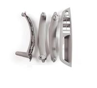 4 Pièces Poignée Commande Lève-vitre Intérieure Côté Conducteur LHD/RHD Avec Cache Pour X5 X6 E70 E71 E72 2007-2013 loquet de poignée de porte intérieure de voiture(RHD titanium 4 Pcs)