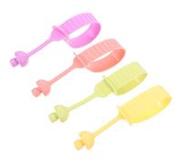 4 Pièces Poignée de Levage Forme Champignon, en Silicone | Prise Facile et Confortable, pour Sièges en U ou Allongés, Hôtels et Sanitaires Partagés