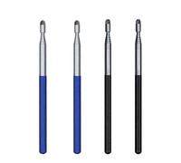 4 pièces pointeur rétractable pour Enseignant, 100 à 120 cm, Tige en Acier Inoxydable avec Stylet, Stylet capacitif Sensible, Stylo pour Tablette à écran Tactile, Noir et Bleu