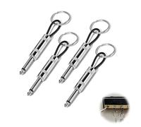 4 Pièces Porte-clé Mural Marshall Acier Inoxydable crochets de porte-clés muraux,JCM800 guitare Keychain organisation de stockage à domicile porte-clés guitare