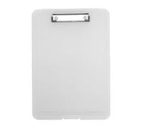 4 Pièces Porte-documents Portable A4 en Plastique avec Rangement | Compartiments à Couches, Support Pliable, Surface Mate, pour Bibliothèque et Examens, avec Porte-stylo