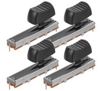 4 Pièces Potentiomètre à Glissière Linéaire 45mm Métal