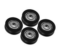4 Pièces Poulie à U Groove pour Fenêtres Roulement de Quincaillerie Pratique