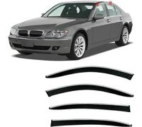 4 pièces pour BMW 7 Series LI MK4-E66 2002-2008 Déflecteurs d'air, Déflecteurs Pluie Déflecteurs de Vent Fenêtre Latérale Pare-Pluie Accessoire
