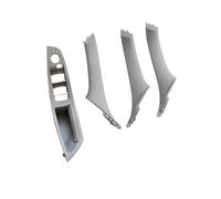 4 Pièces Pour BMW Série 5 F10 F11 520i 523i 525i 528i 535i Couvercle Commutateur Lève-vitre Intérieur Garniture Poignée Intérieure Porte Conducteur Poignée Porte Intérieure(B Gray 4pcs)