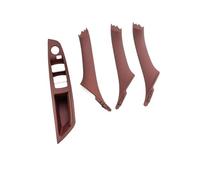 4 Pièces Pour BMW Série 5 F10 F11 520i 523i 525i 528i 535i Couvercle Commutateur Lève-vitre Intérieur Garniture Poignée Intérieure Porte Conducteur Poignée Porte Intérieure(B Brown 4pcs)