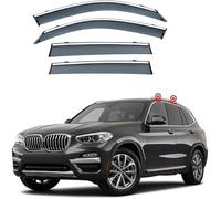 4 pièces pour BMW X3 2018+ Déflecteurs d'air, Déflecteurs Pluie Déflecteurs de Vent Fenêtre Latérale Pare-Pluie Accessoire