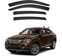 4 pièces pour BMW X4 2013-2017 Déflecteurs d'air, Déflecteurs Pluie Déflecteurs de Vent Fenêtre Latérale Pare-Pluie Accessoire