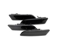 4 Pièces pour Chrysler pour Crossfire 2004 2005 2006 2007-2008 Feu De Position Latéral LED Pare-Chocs Avant Ambre Et Arrière Clignotants Rouges Latéral Clignotant Lampe Feu Clignotants Auto(Smoke Len
