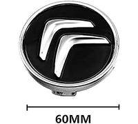 4 pièces pour Citroen C3 C4 C5 C1 Elysee Berling Xsara Picasso Saxo DS3 DS4 DS6 60mm capuchon central de roue de voiture avec Logo capuchon de moyeu remplacement poussière jantes couverture Auto style