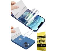 [4 Pièces Pour Iphone 8 Plus/ 7 Plus 5.5" - 4 Films De Protection Hydrogel (2 Avant & 2 Arrière) 3d Anti-Choc Compatible Coques Film Protecteur Tpu Souple Mieux Qu'un Verre Trempé
