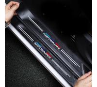 4 Pièces pour Performance Plinthes pour Auto en Fibre de Carbone Protection Seuil de Porte de Voiture Autocollant Protection de Peinture de Car B