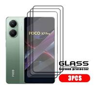 4 Pièces Pour Poco X7 Pro Verre Poco X7 Pro Verre Trempé 9h Hd Protection Couverture Complète Colle Pour Protecteur D'écran Xiaomi Poco X7 Pro.3 Front Glass.For Poco X7 Pro
