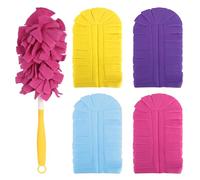 4 Pièces pour Recharge Swiffer Plumeaux avec 1 poignée, lavables pour plumeau Swiffer, pour la poussière et la saleté dans Les Maisons et Les écoles