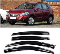 4 pièces pour Suzuki S-Cross 2014-2015 Déflecteurs d'air, Déflecteurs Pluie Déflecteurs de Vent Fenêtre Latérale Pare-Pluie Accessoire