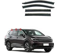 4 pièces pour VW TALAGON 2018-2020 2021 2022 2023+ Déflecteurs d'air, Déflecteurs Pluie Déflecteurs de Vent Fenêtre Latérale Pare-Pluie Accessoire