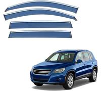 4 pièces pour VW Tiguan MK1 5N 2007-2015 Déflecteurs d'air, Déflecteurs Pluie Déflecteurs de Vent Fenêtre Latérale Pare-Pluie Accessoire