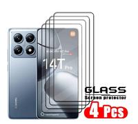 4 Pièces Pour Xiaomi 14t Pro Verre Xiaomi Mi 14t Pro Film De Protection En Verre Trempé Couverture Complète 9h Hd Protecteur D'écran Xiaomi 14t Pro.4 Front Glass.For Xiaomi 14t
